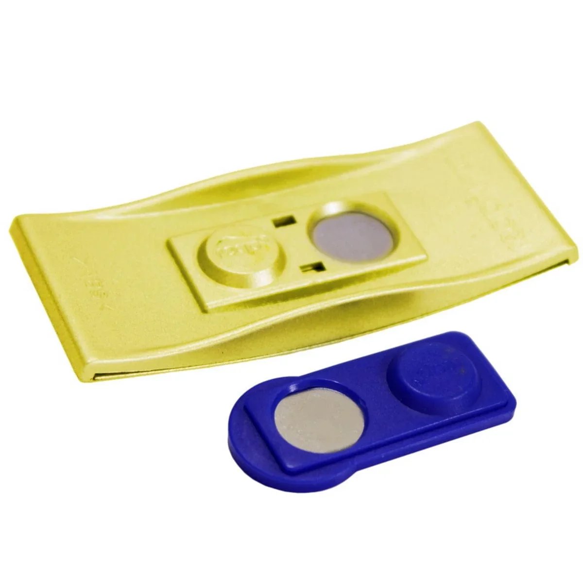 jags-mumbai 1 Id Card Holder And Name Badges Magnetic Batch Golden 75mmX32mm Metal Plate 7001AG