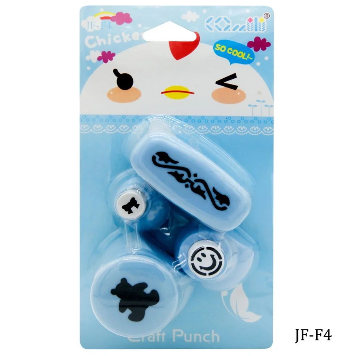 jags-mumbai 1 Punching Machine Craft Punch Set Mix 821,822,823,829 4pcs JF-F4