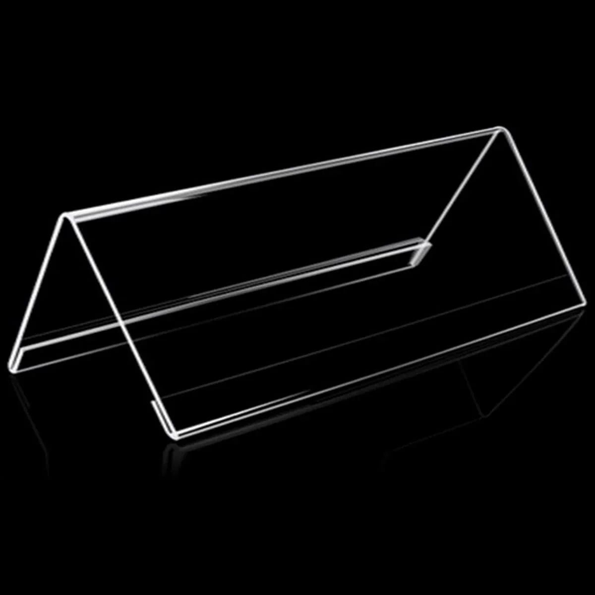 jags-mumbai Acrylic Display Stands Professional and Personalized: The Acrylic Name Holder for Identifying and Branding 2mm V 6X2