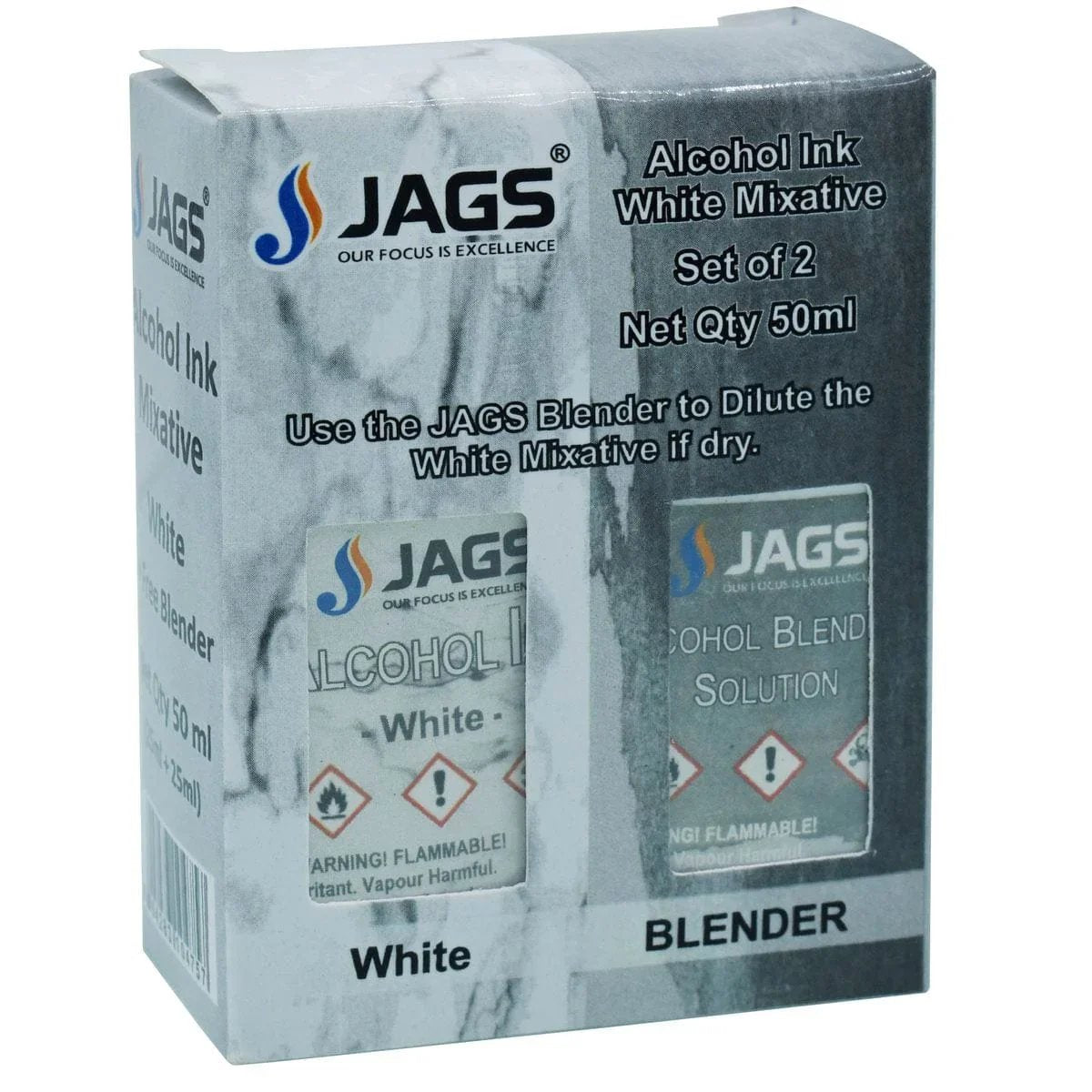 jags-mumbai Alcohol Inks Alcohol Ink Mixative 25ML White AI2W00
