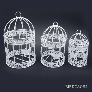jags-mumbai Artificial Bird & Cage Medium Bird Cage Set of 3