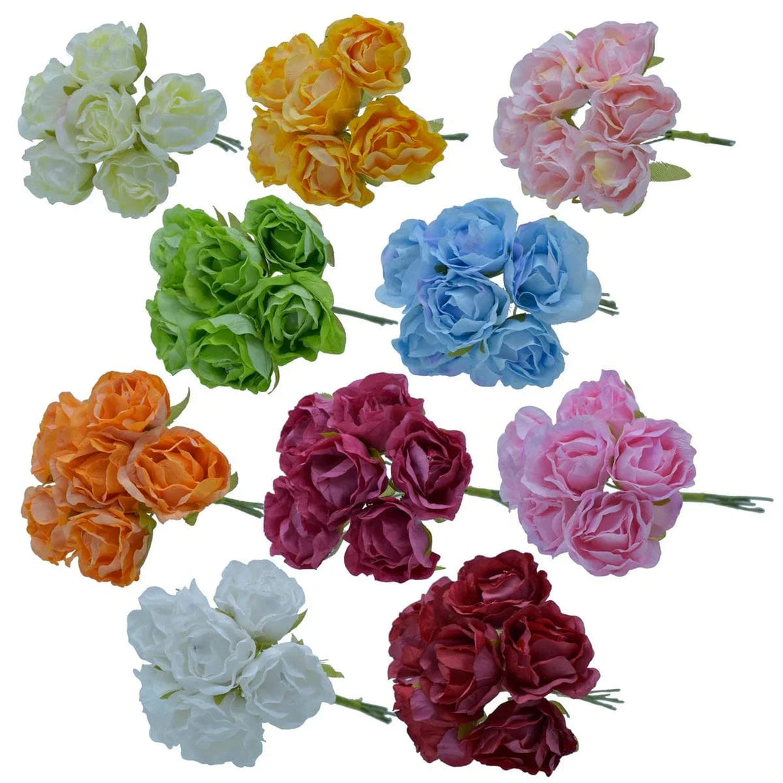 jags-mumbai Artificial Flowers Art Cloth Flower (AY-2204) 60Pcs AY-2204