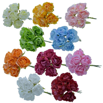 jags-mumbai Artificial Flowers Art Cloth Flower (AY-2204) 60Pcs AY-2204