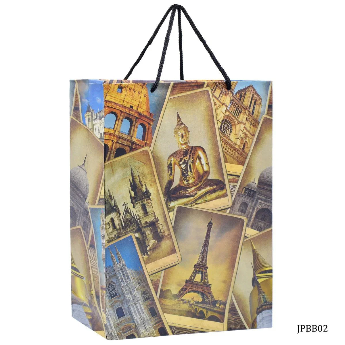 jags-mumbai Bag Jags Paper Bag Big Vintage Collage Cards B4 JPBB02 (Contain 1 Unit2)