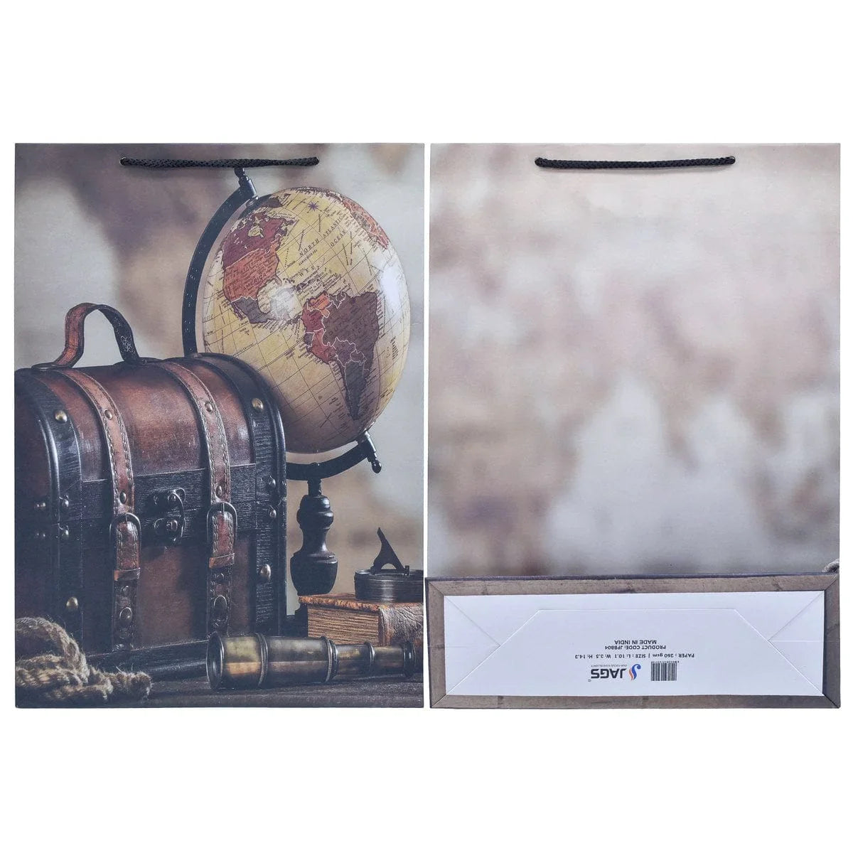 jags-mumbai Bag Jags Paper Bag Big Vintage Travel Instrument B4 JPBB04 (Contain 1 Unit2)