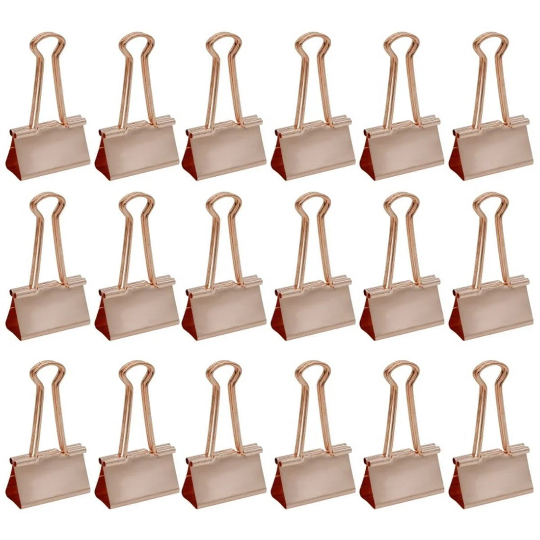 jags-mumbai Binder Clips & Pins Luxe Rose Gold Extra-Large Binder Clips - 41mm (24pcs Box)