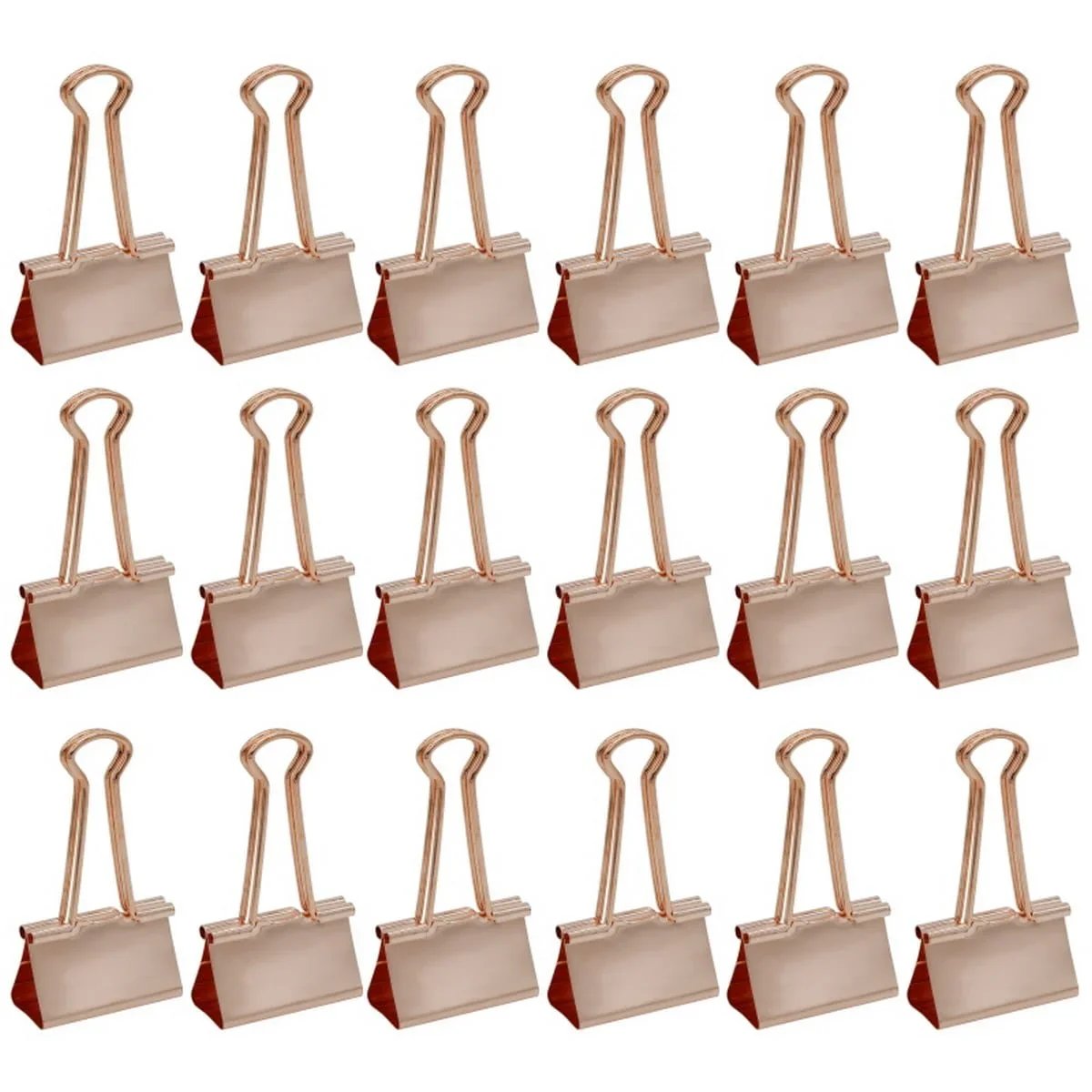jags-mumbai Binder Clips & Pins Luxe Rose Gold Extra-Large Binder Clips - 41mm (24pcs Box)