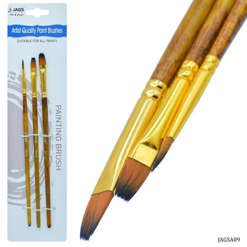 jags-mumbai Brush Jags Painting Brush Set Of 3Pcs JAGSA09
