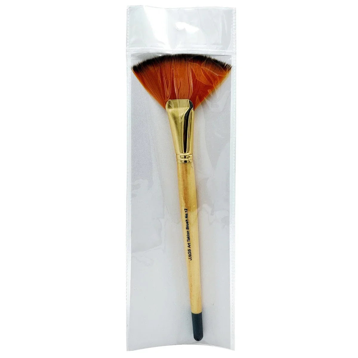 jags-mumbai Brush Taklon Fan Painting Brush - No. 12