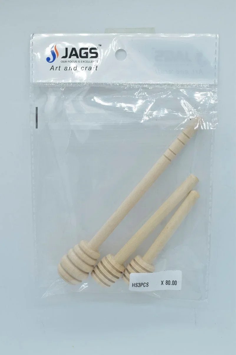 jags-mumbai Cake Topper Honey Stick 8,10,13 CM (Set of 3)