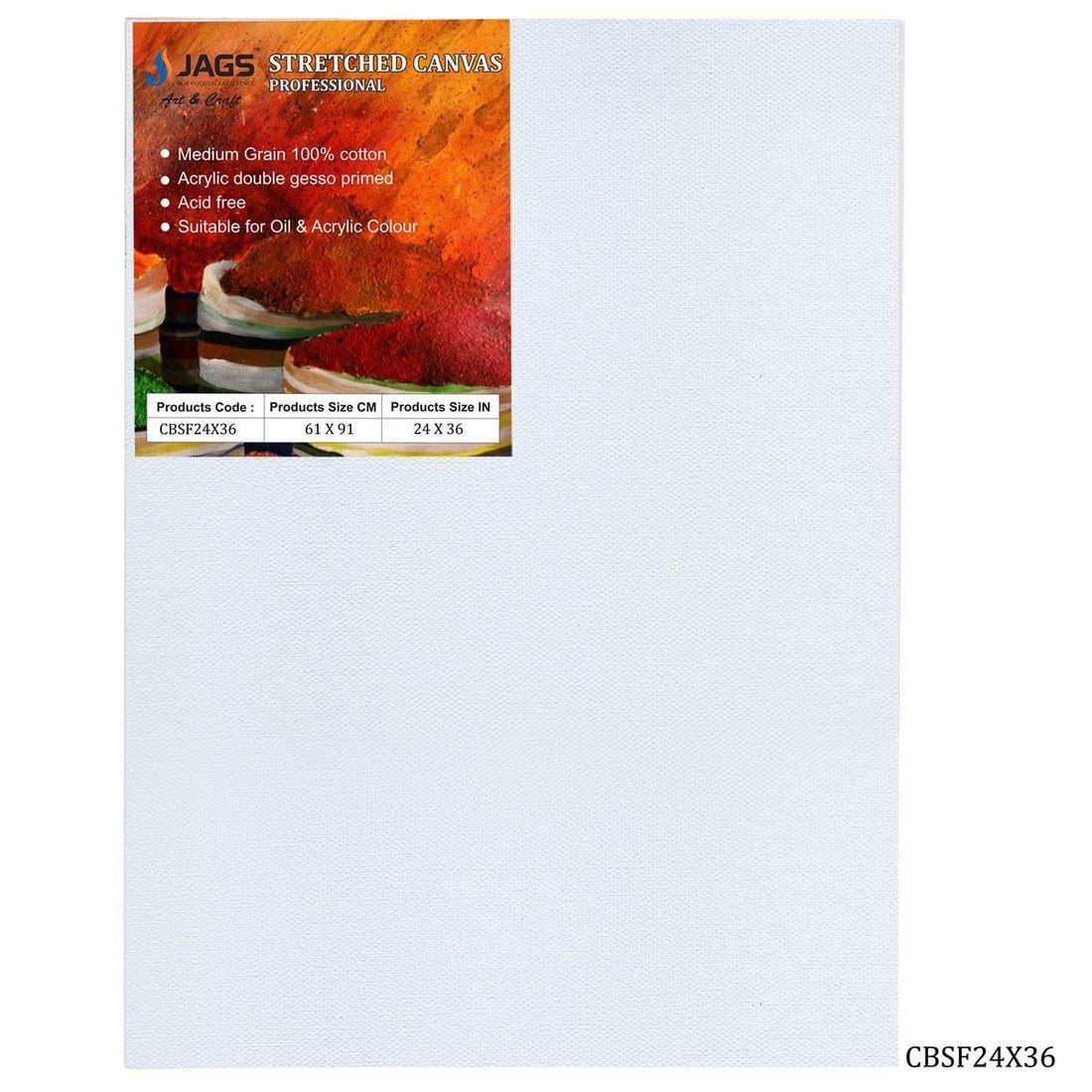 jags-mumbai canvas Boards Canvas Board Stretched Frame 24X36inch