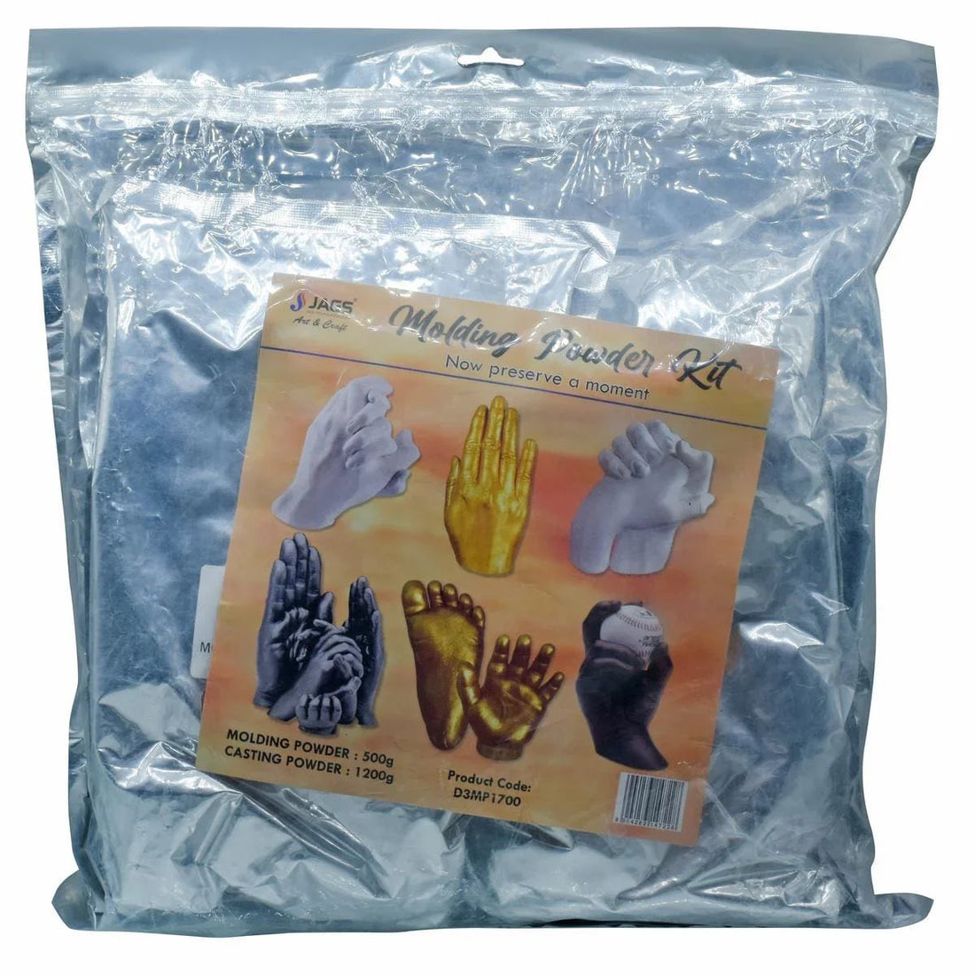 jags-mumbai Casting Kit DIY 3D Moulding Powder Casting 1200 Molding 500