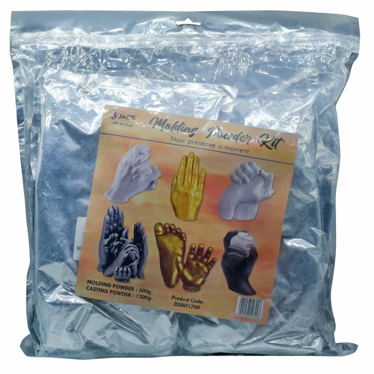 jags-mumbai Casting Kit DIY 3D Moulding Powder Casting 1200 Molding 500
