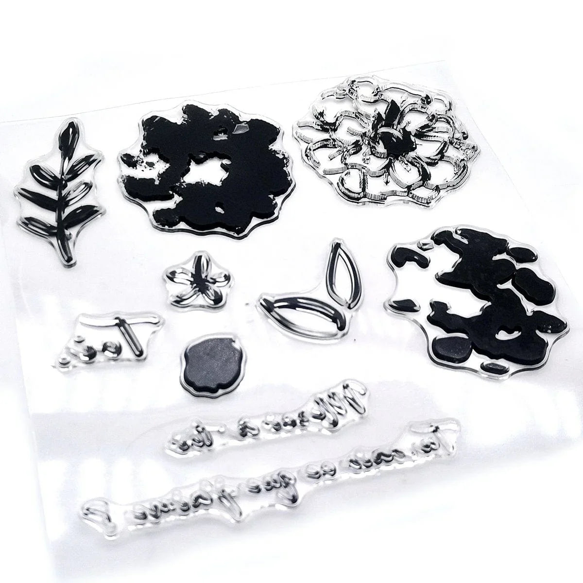 jags-mumbai Clear Transparent Stamps Clear Rubber Stamp 6*6 019