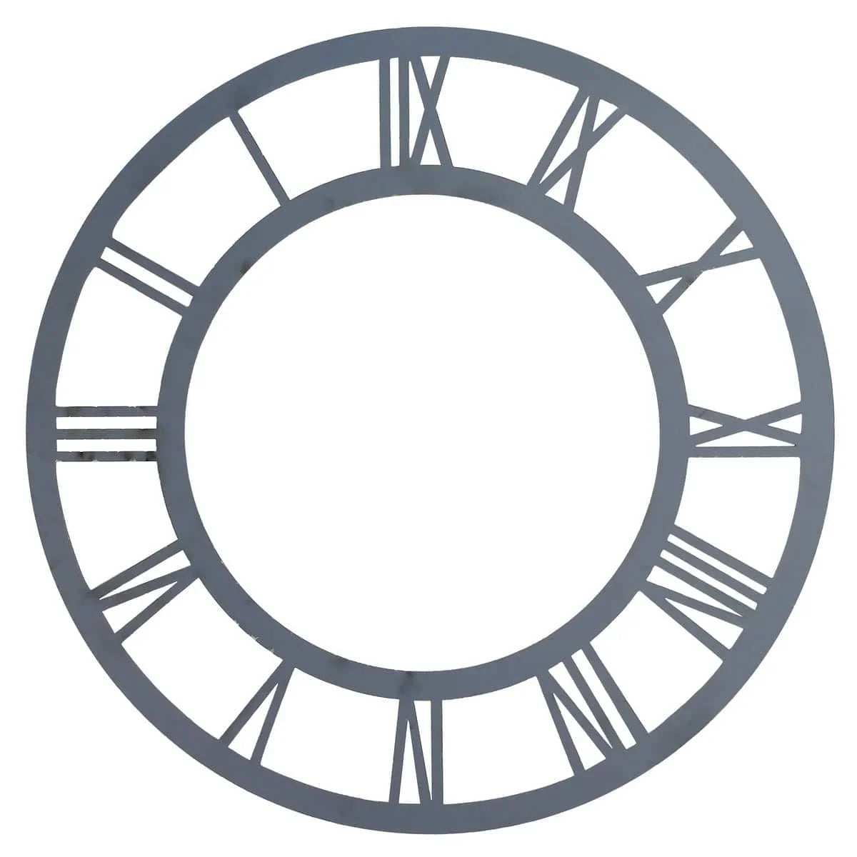 jags-mumbai Clock Making Material Acrylic clock frame Roman Nos Gold 12 inch