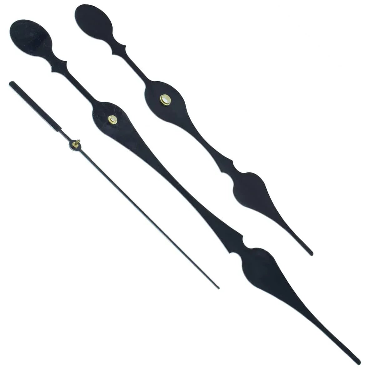 jags-mumbai Clock Making Material Clock Hands Set Big Jumbo Black