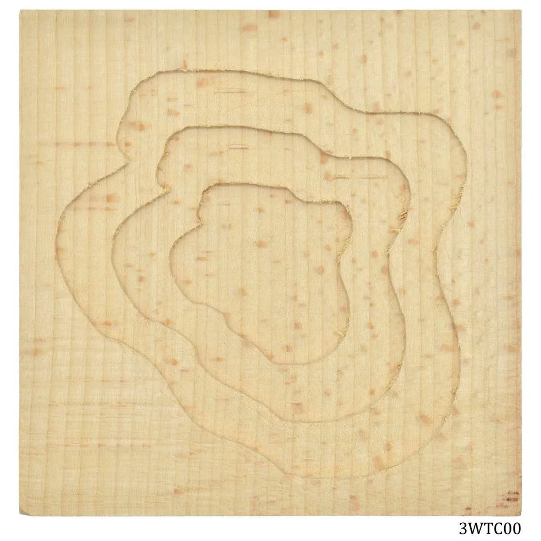 jags-mumbai Coasters 3D Wooden Tea Coaster Square 3WTC00