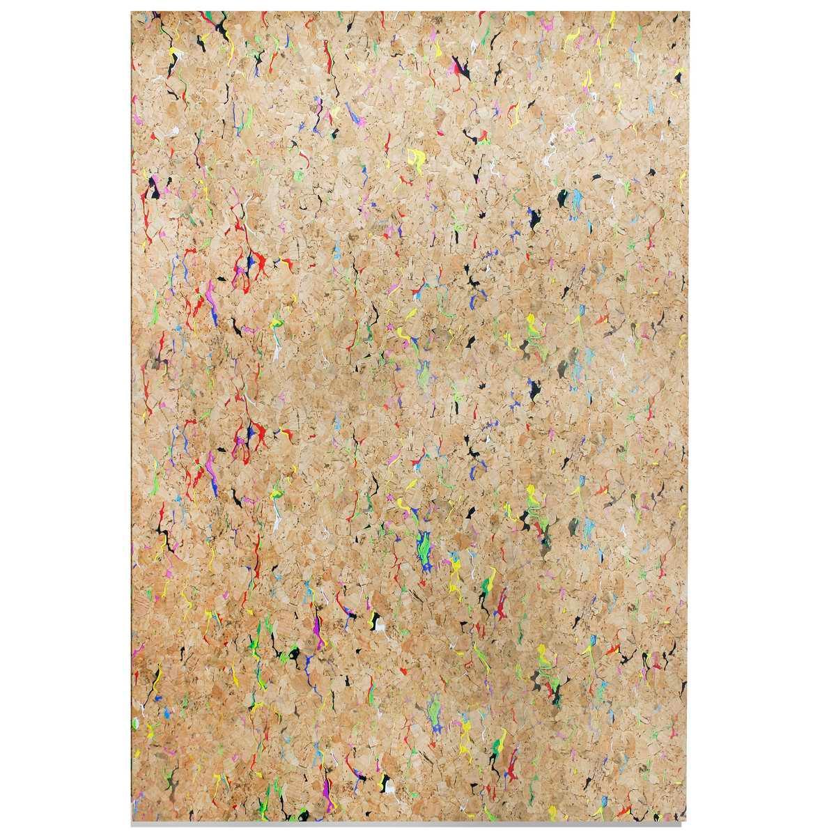 jags-mumbai Cork Sheet Cork Sheet Roll With Sticker 15X18 Inch CSRWS-C - Self-Adhesive Cork for Crafting and Home Projects