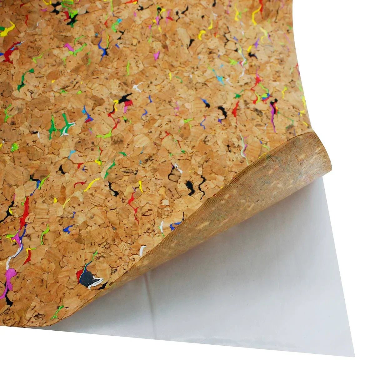 jags-mumbai Cork Sheet Cork Sheet Roll With Sticker 15X18 Inch CSRWS-C - Self-Adhesive Cork for Crafting and Home Projects