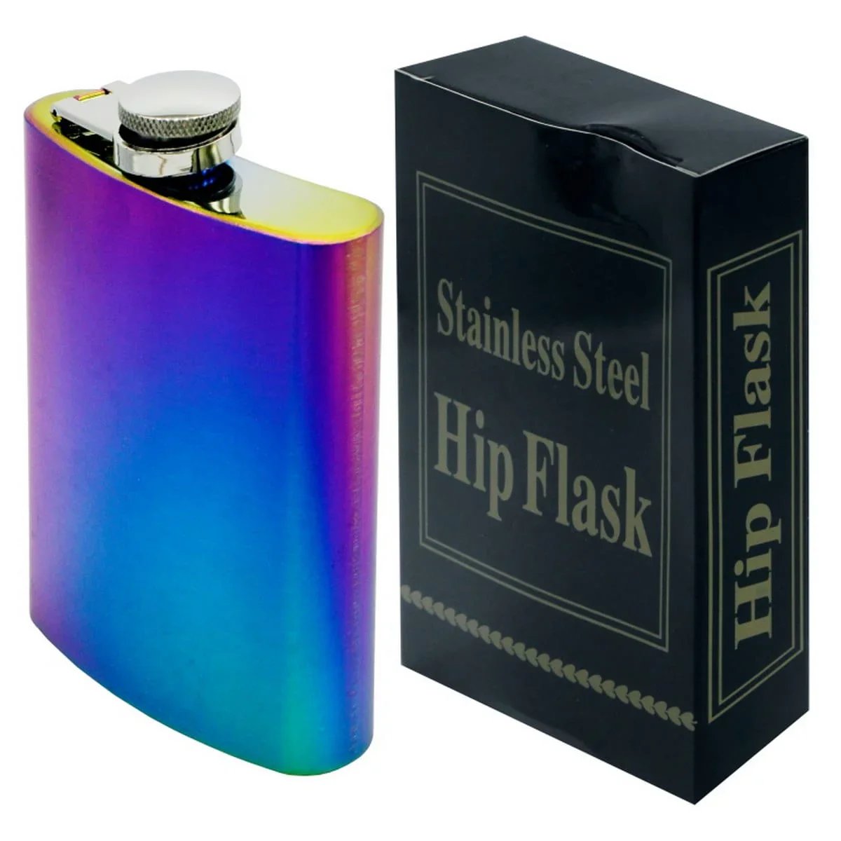 jags-mumbai Corporate Gift set "Elegant Wine Bottle Stainless Steel Hip Flask in Colour 70ZMC - The Perfect Accessory for Wine Enthusiasts"