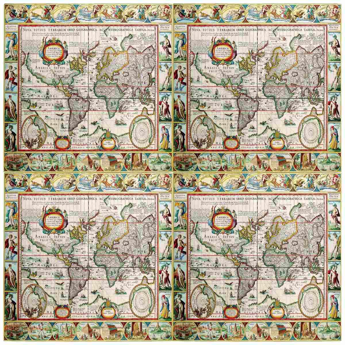 jags-mumbai Decoupage Jags Decoupage Paper Vintage World Map JDPG-32