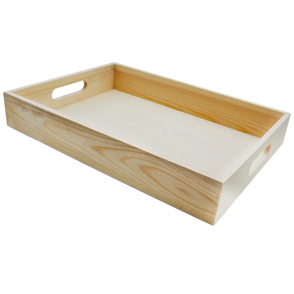 jags-mumbai Decoupage Wooden Decoupage Tray Square 2pcs Set