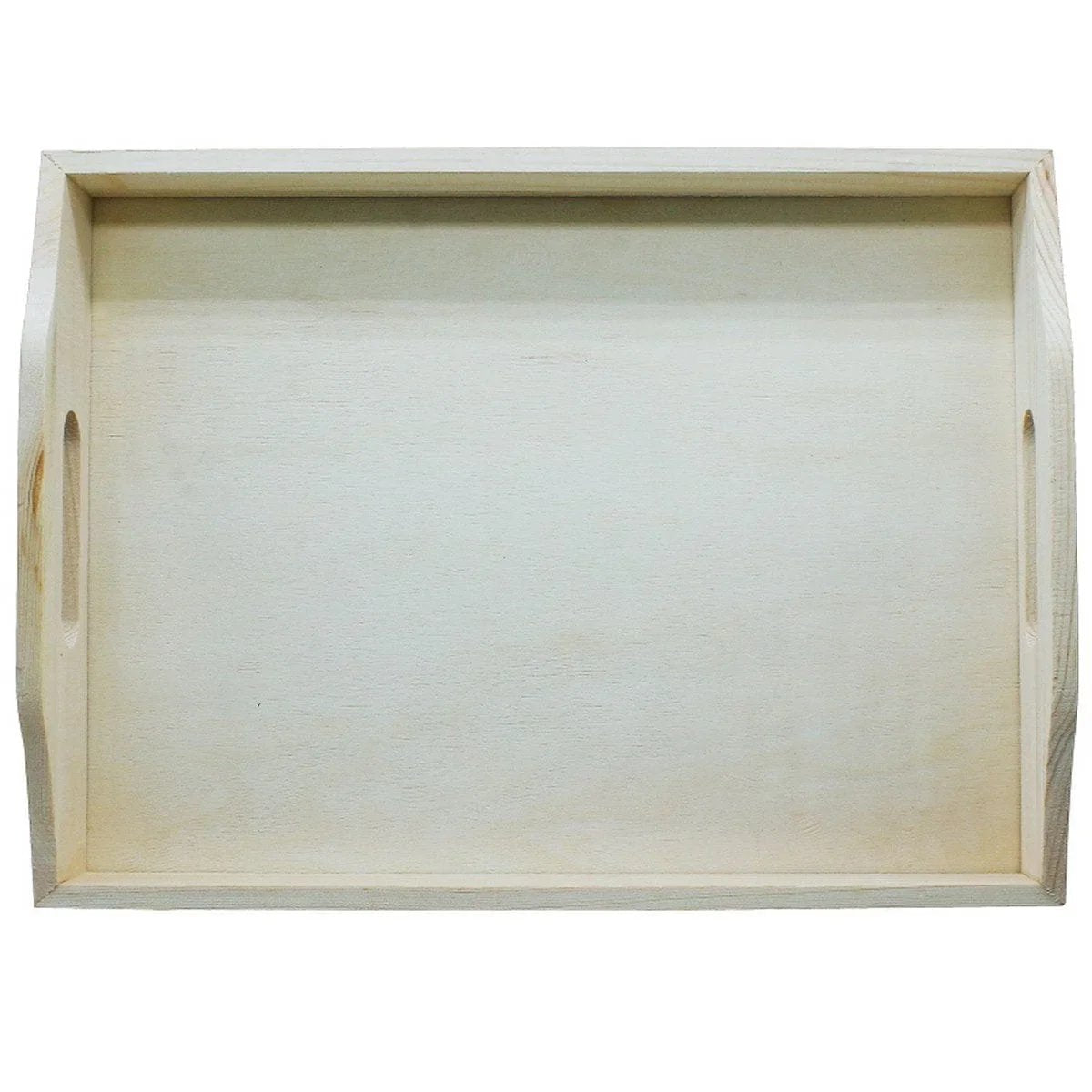 jags-mumbai Decoupage Wooden Decoupage Tray Square Des 2pcs Set