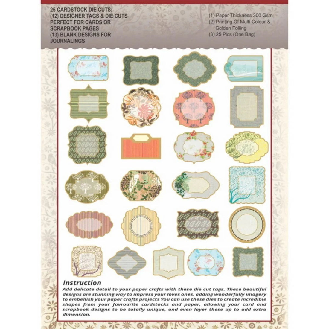 jags-mumbai Dies Die Cut & Tags Jags Bird Songs-1 DCTBS-1