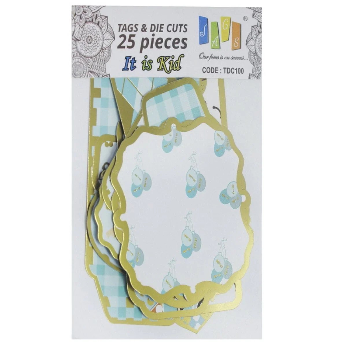 jags-mumbai Dies Jags Die Cut & Tags 25 Pieces It is  Kid
