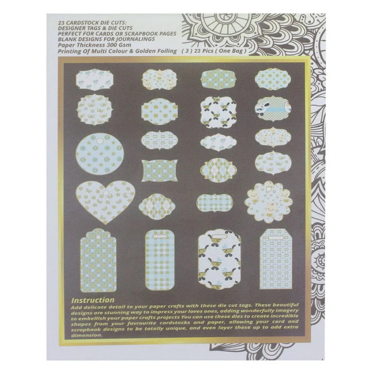 jags-mumbai Dies Jags Die Cut & Tags It is Kid 23 Pieces