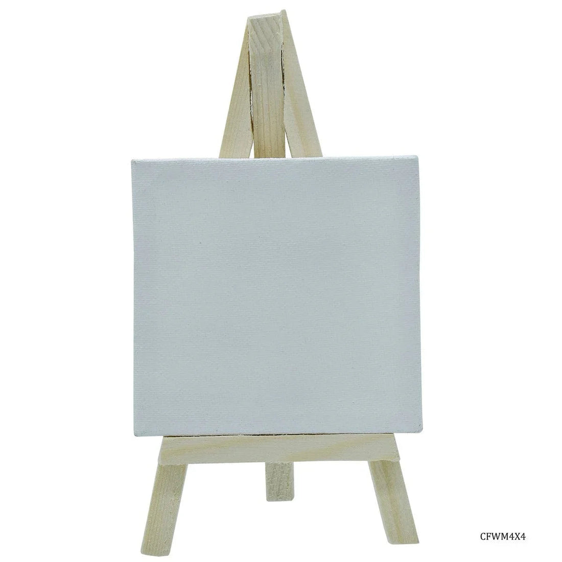 jags-mumbai Easel & Canvas Canvas Frame With Mini Easel Combo 4X4 Inch CFWM4X4