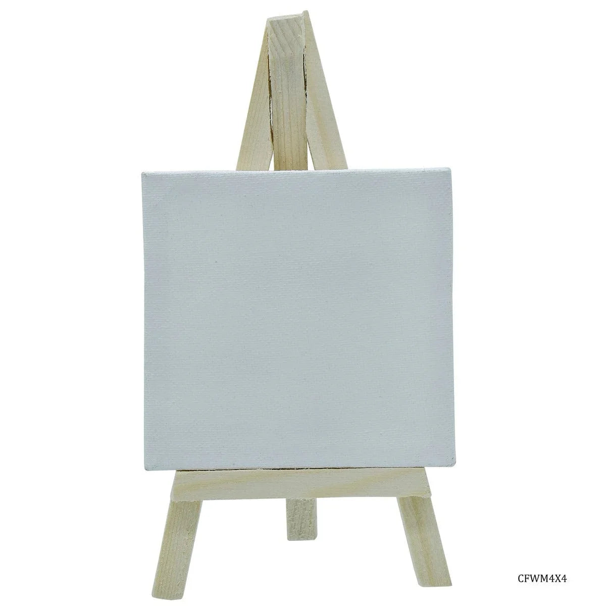 jags-mumbai Easel & Canvas Canvas Frame With Mini Easel Combo 4X4 Inch CFWM4X4