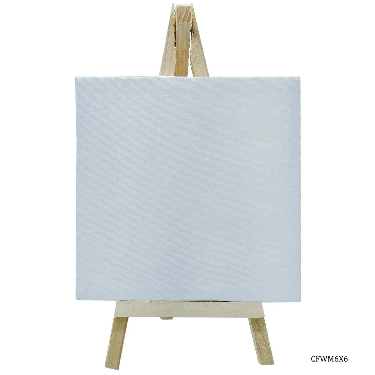 jags-mumbai Easel & Canvas Canvas Frame With Mini Easel Combo 6X6 Inch