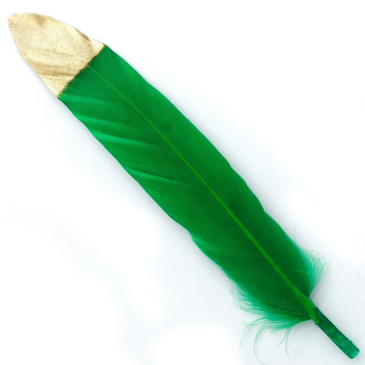 jags-mumbai Feather Feather Artificial Small Colour&Gold 10pcs