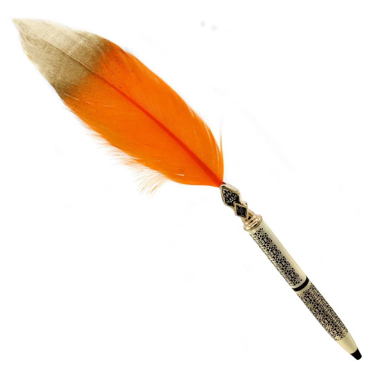 jags-mumbai Feather Pens Feather Ball Pen Design Gold