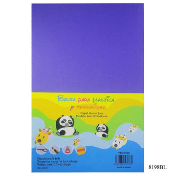 jags-mumbai Foam, Mount,Cork Sheet A4 Foam Sheet Without Sticker Blue 8198BL