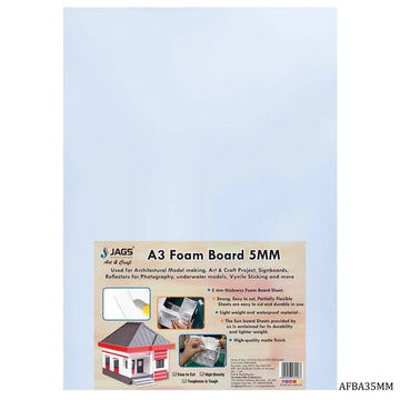 jags-mumbai Foam, Mount,Cork Sheet Foam Board 5MM A3