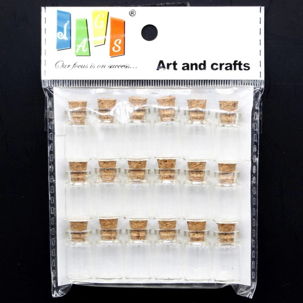 jags-mumbai Glass Messages Bottle Glass Messages Bottle 14x24 18pcs Set GB14X24
