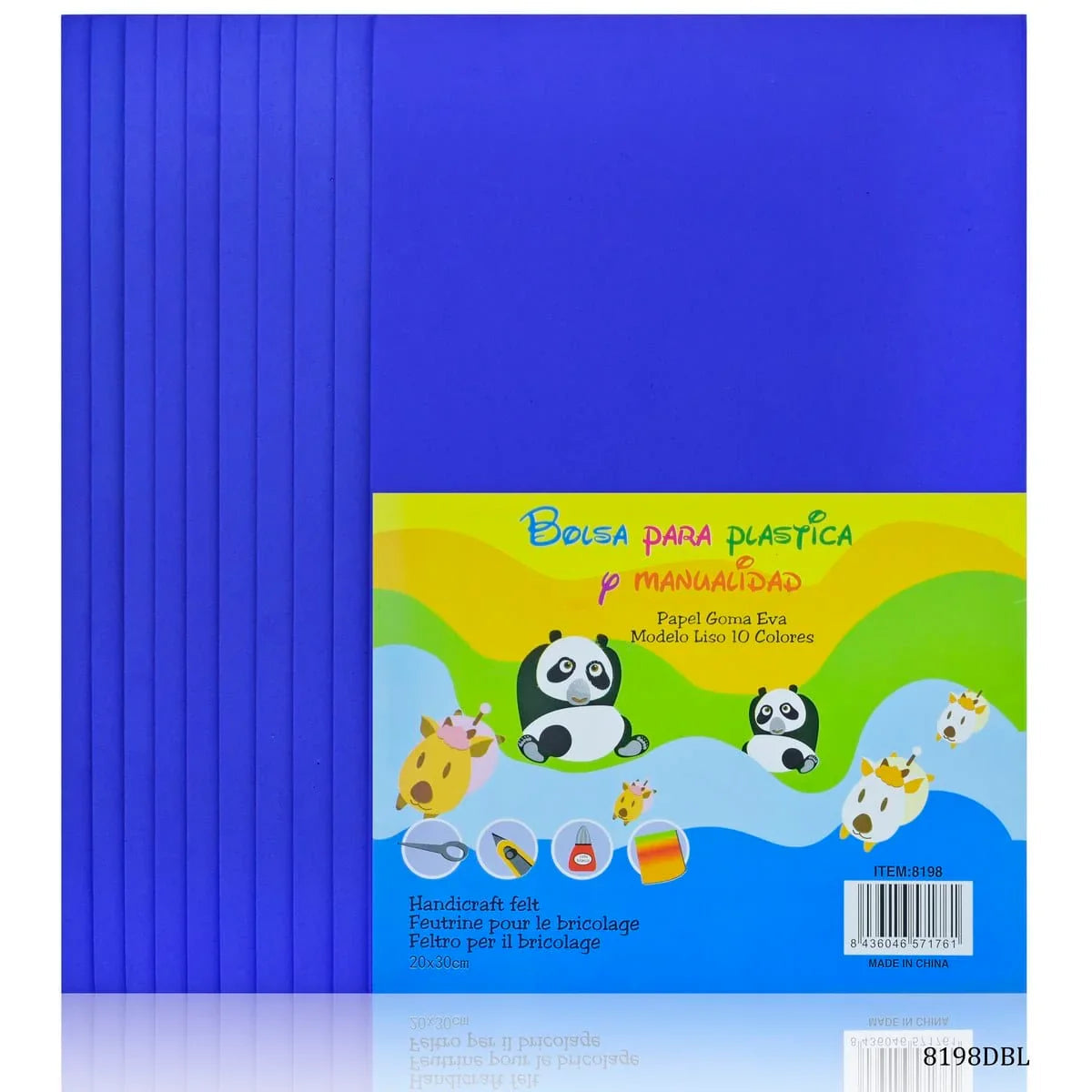 jags-mumbai Glitter Paper & Foam Sheet A4 Foam Sheet Without Sticker Dark Blue