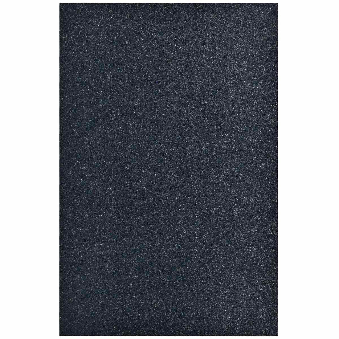 jags-mumbai Glitter Paper & Foam Sheet A4 Glitter Foam Sheet Without Sticke Black 00196BK