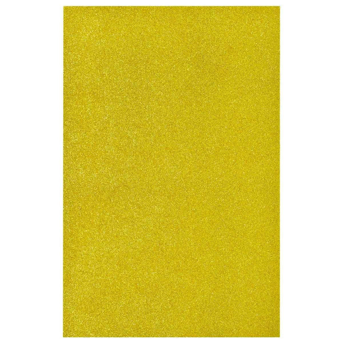jags-mumbai Glitter Paper & Foam Sheet A4 Glitter Foam Sheet Without Sticker Gold 00196GD