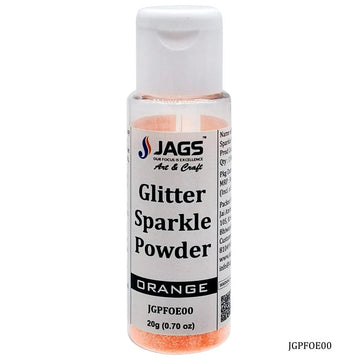 jags-mumbai Glitter Powder Jags Glitter Powder Flouresnt Orange 20gm