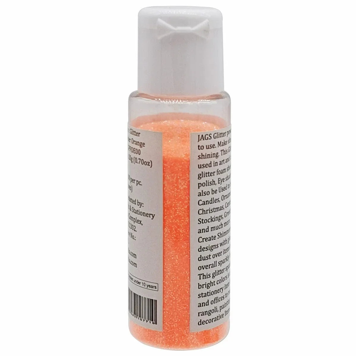 jags-mumbai Glitter Powder Jags Glitter Powder Flouresnt Orange 20gm