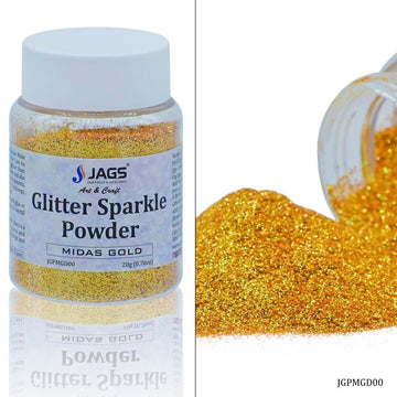 jags-mumbai Glitter Powder Jags Glitter Powder Midas Gold 20gm JGPMGD00