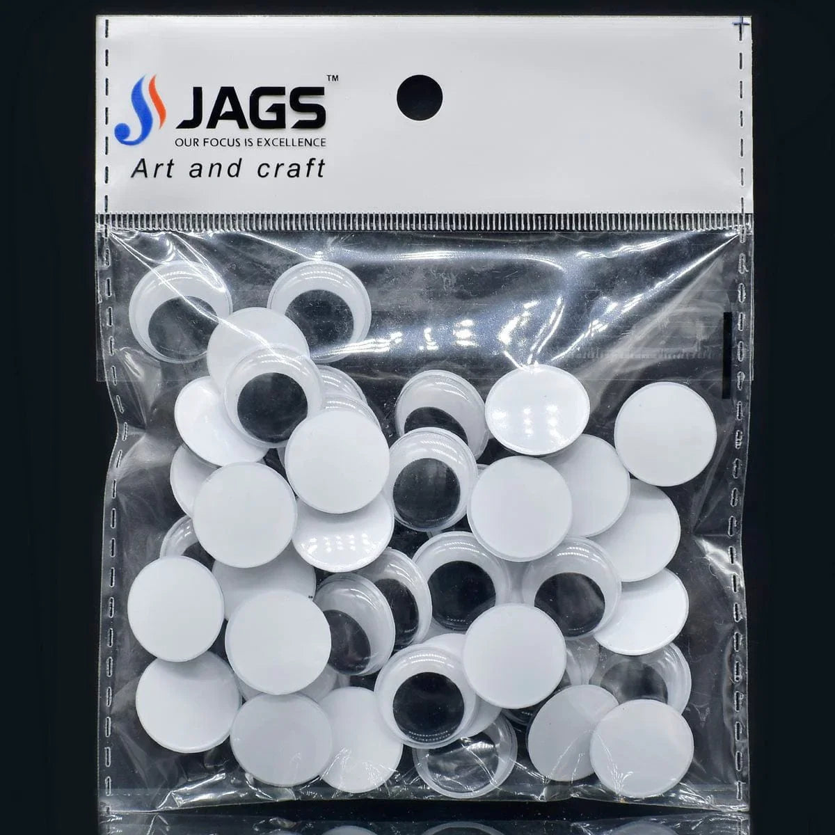 jags-mumbai Googly Eye Craft Googly Eye 18MM 50Pcs