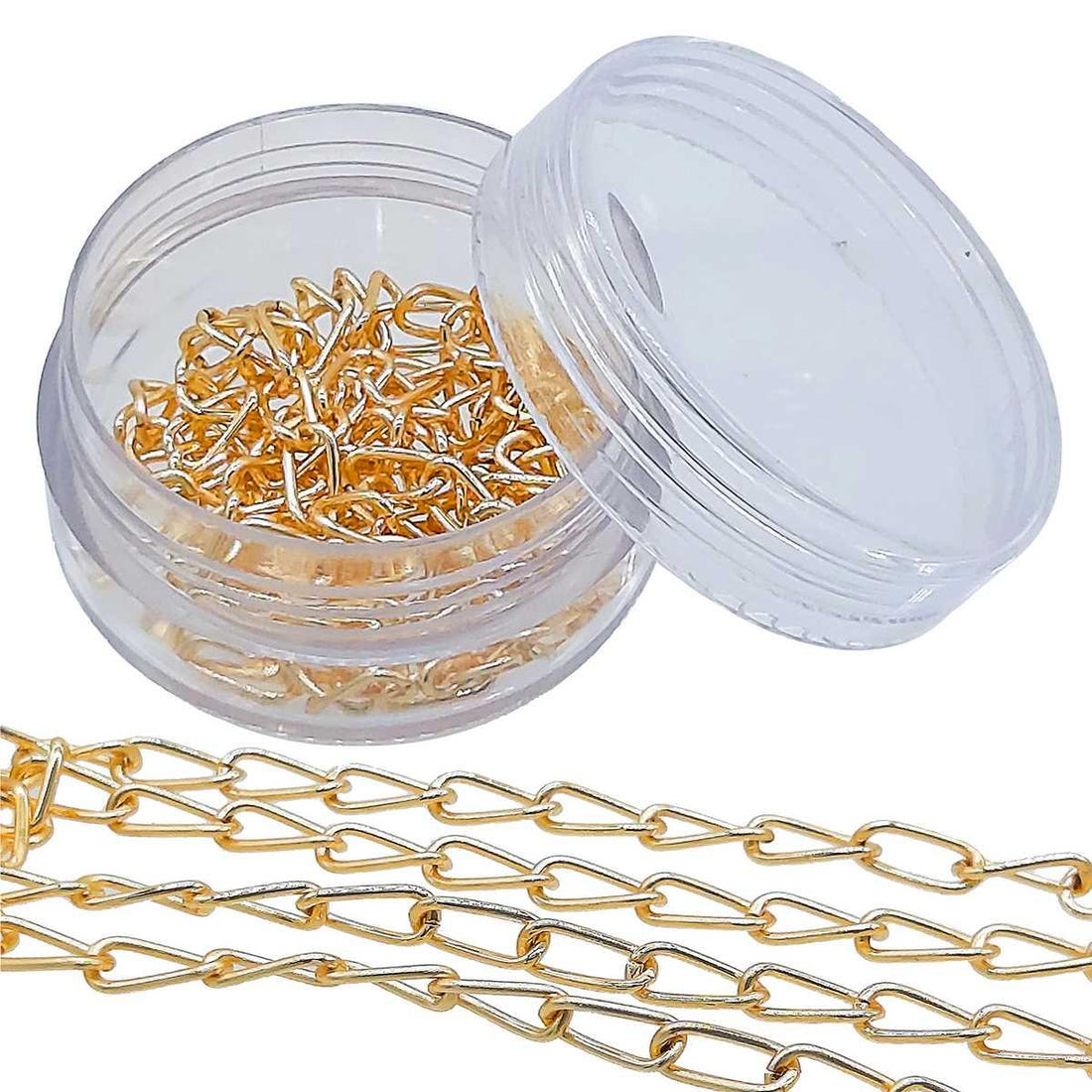 jags-mumbai Jewellery Imitation Jewellery Chain Gold 6 Pcs Set IJCG01