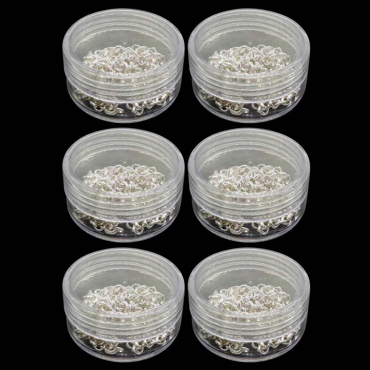 jags-mumbai Jewellery Imitation Silver Jewellery Chain (6Pc) Set Big