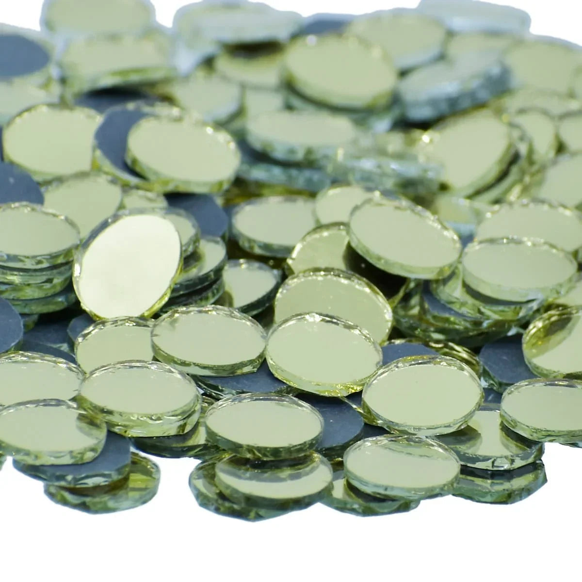 jags-mumbai Lippan Art And More Mirror For Lippan Art Gold 50G Round Medium MFLA02