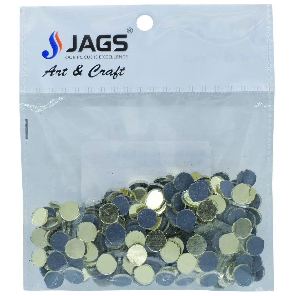 jags-mumbai Lippan Art And More Mirror For Lippan Art Gold 50G Round Small MFLA01