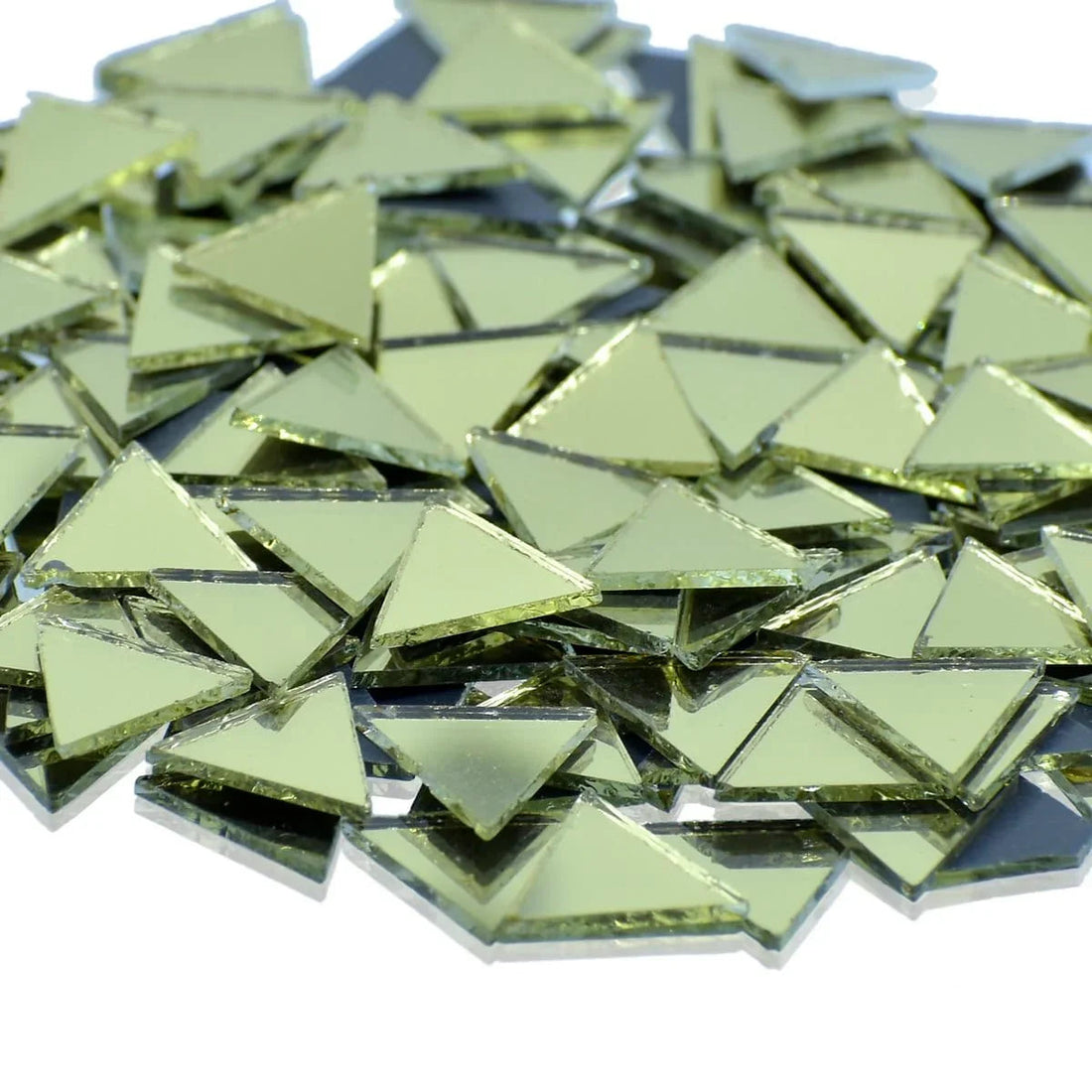 jags-mumbai Lippan Art And More Mirror For Lippan Art Gold 50G Triangel Shape Big MFLA19